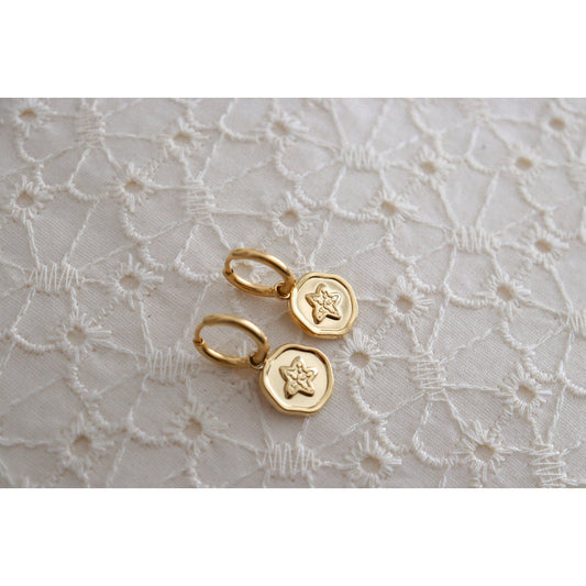 Ohrringe Seestern - Gold