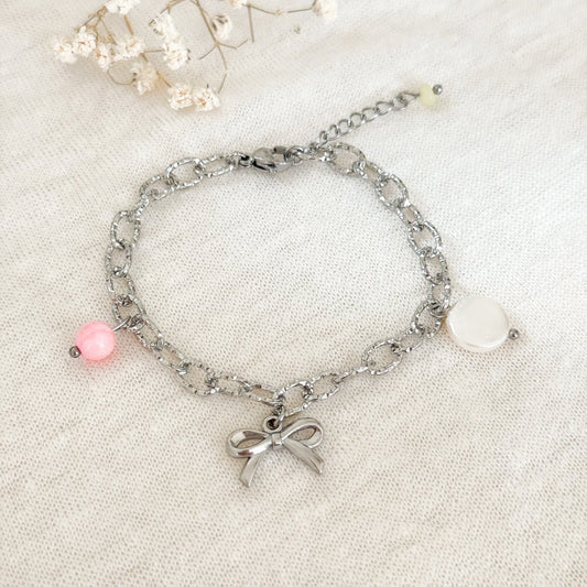 Bug, Schale & Jade Armband - Silber
