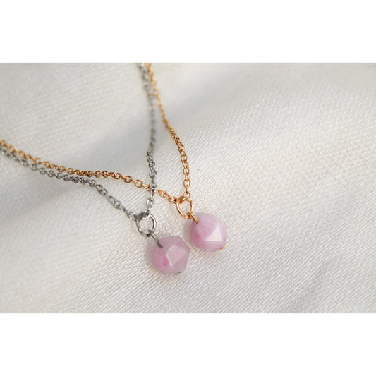 Halskette Chalcedon - Silber