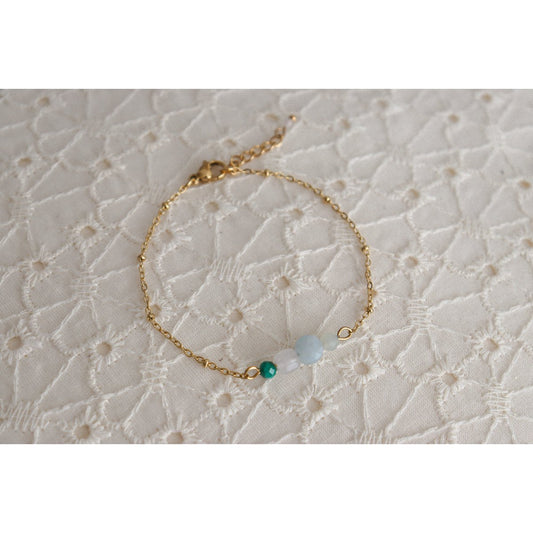 Positives und liebevolles Armband – Gold