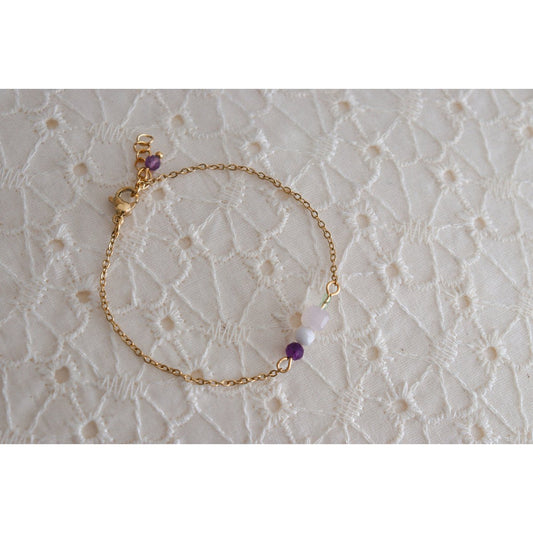 Harmonie-Edelstein-Armband – Gold