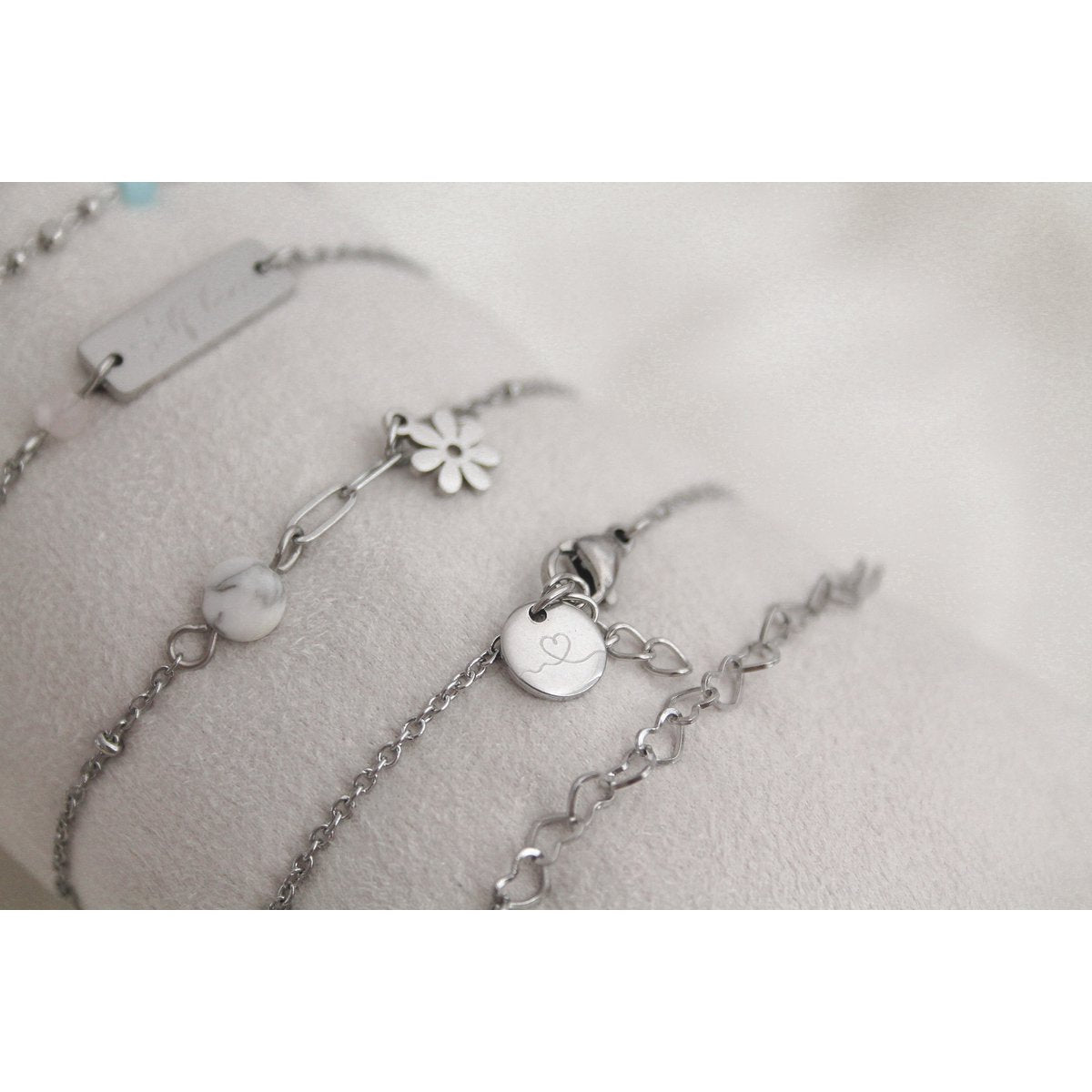 Armband Love Charm – Silber