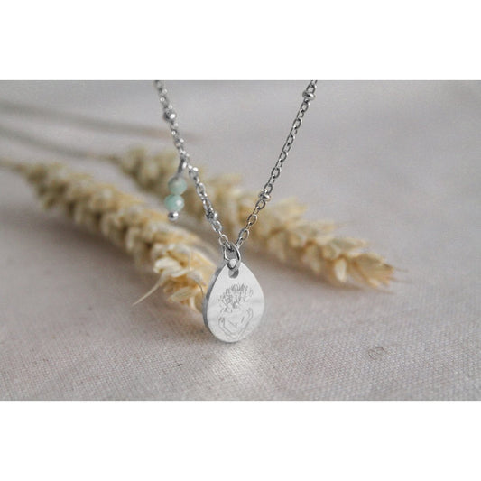 Halskette „Loving Yourself & Amazonite“ – Silber
