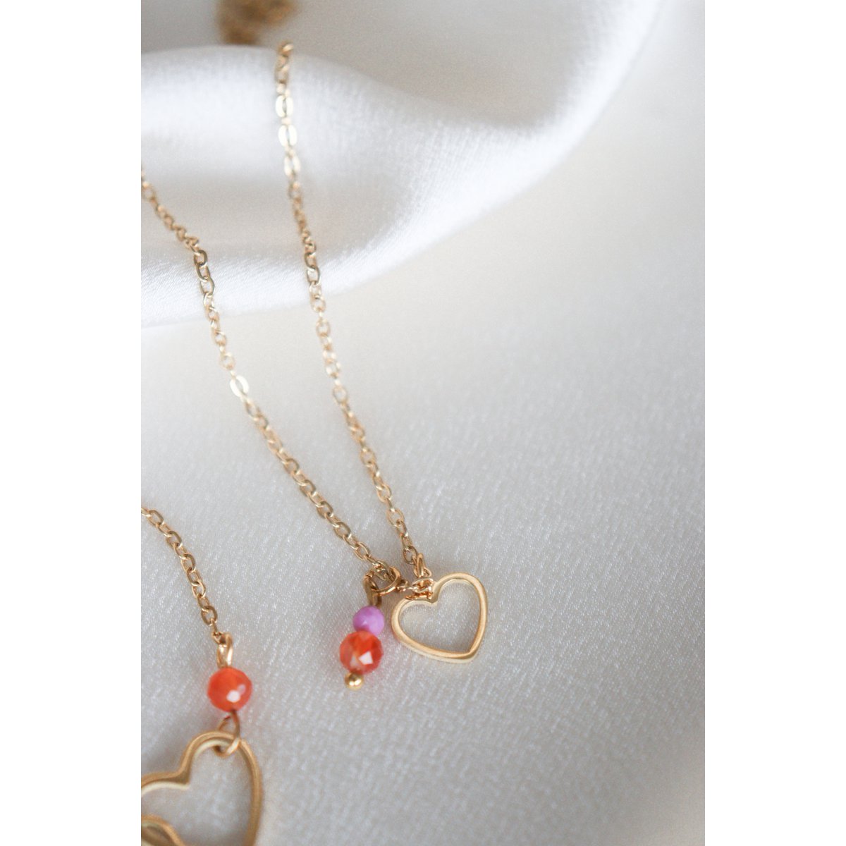 Liebevolle und mutige Kette - Gold