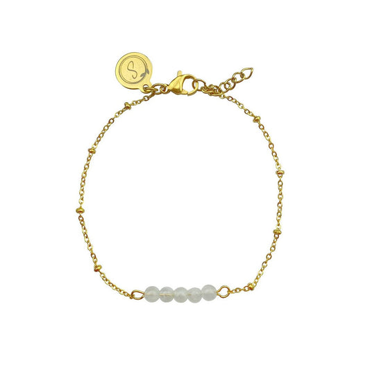 Armband Mondsteine - Gold