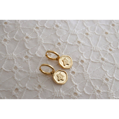 Ohrringe Seestern - Gold