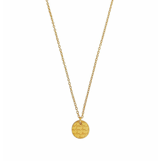 Halskette Love love Love - Gold
