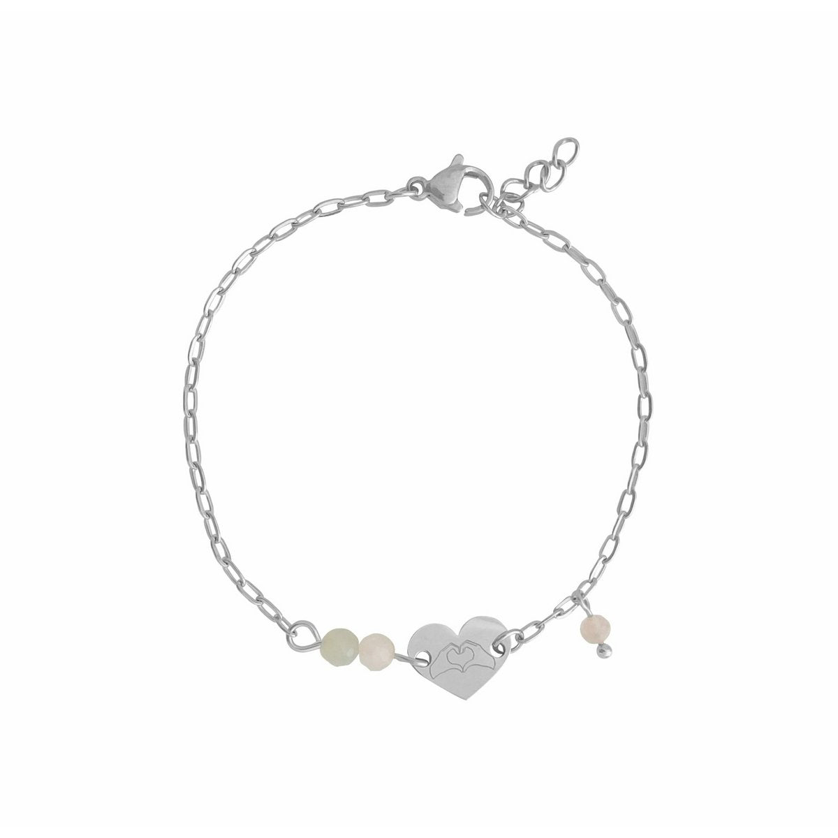 Armband Love & Support – Silber