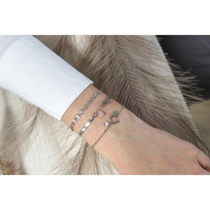 Musthave-Armband aus Edelstahl – Silber