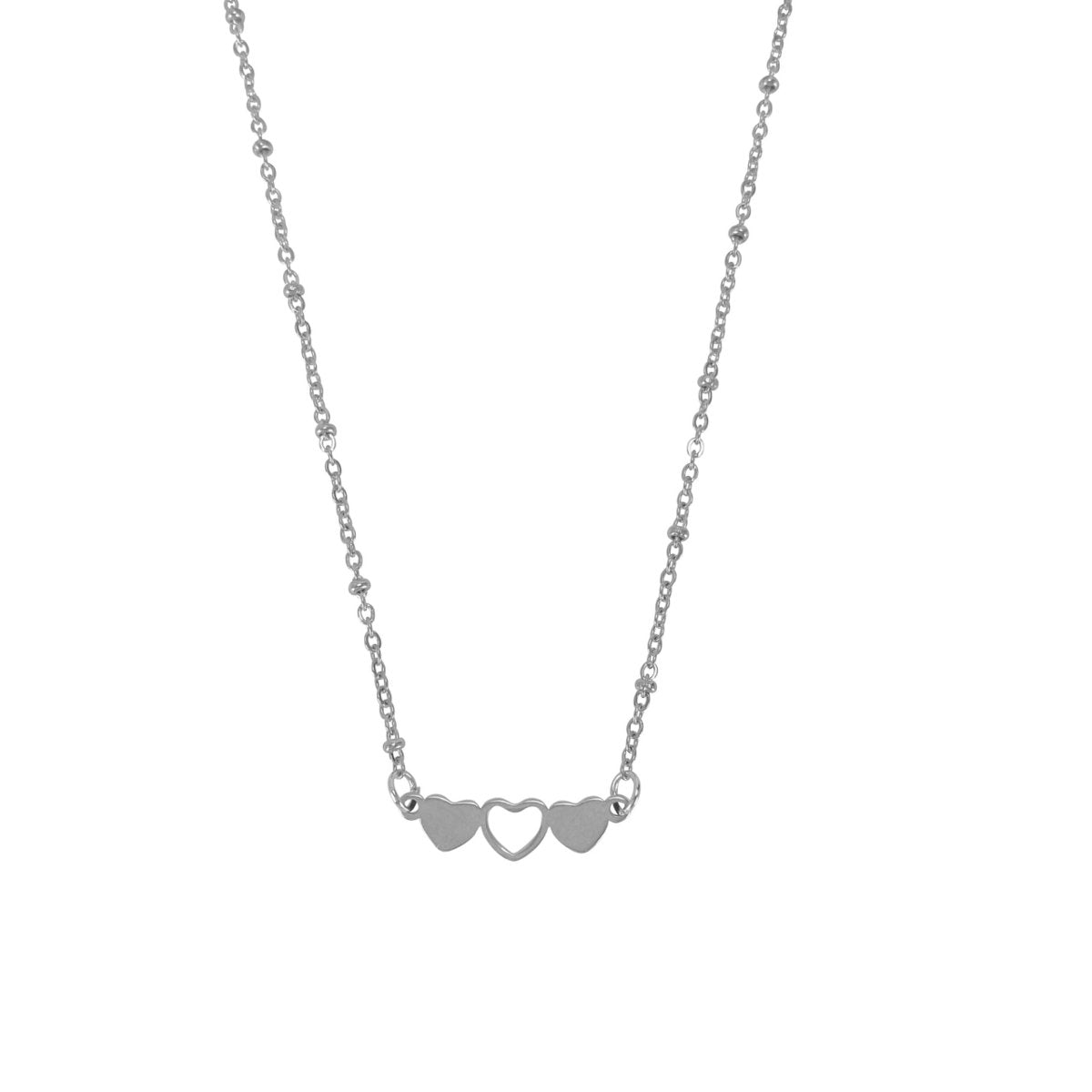 Halskette Herzen - Silber