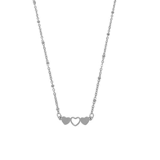 Halskette Herzen - Silber