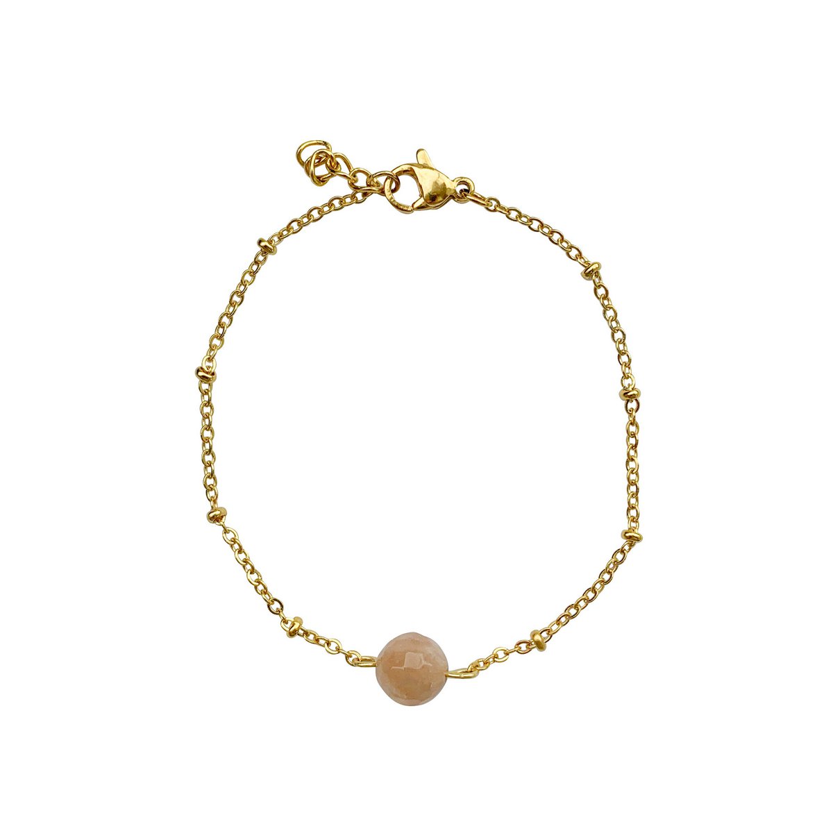 Armband Mondstein – Gold