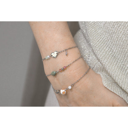 Armband Love & Support – Silber