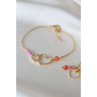 Liebevolles und mutiges Armband - Gold