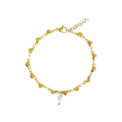 Herzen Armband - Gold