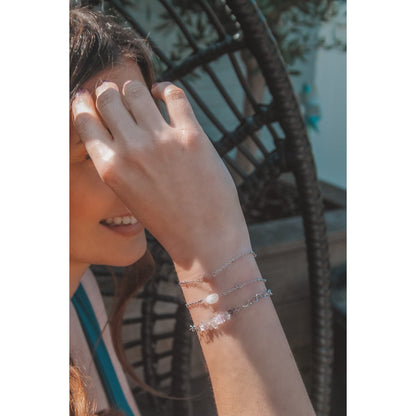 Armband Mondstein – Silber