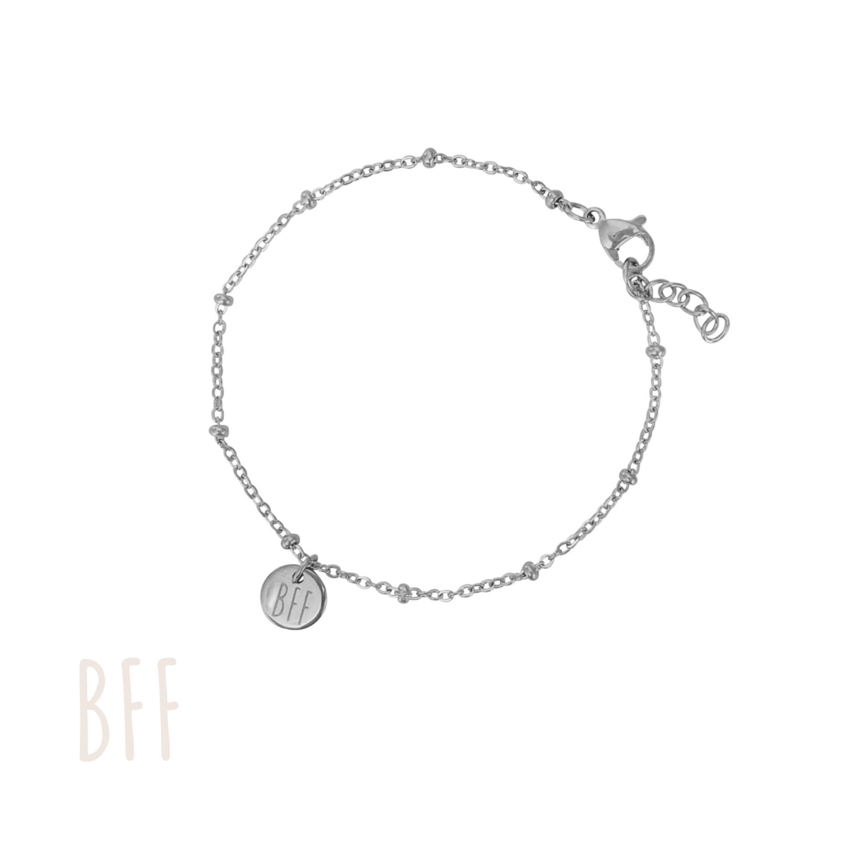 Beste-Freunde-Armband – Silber