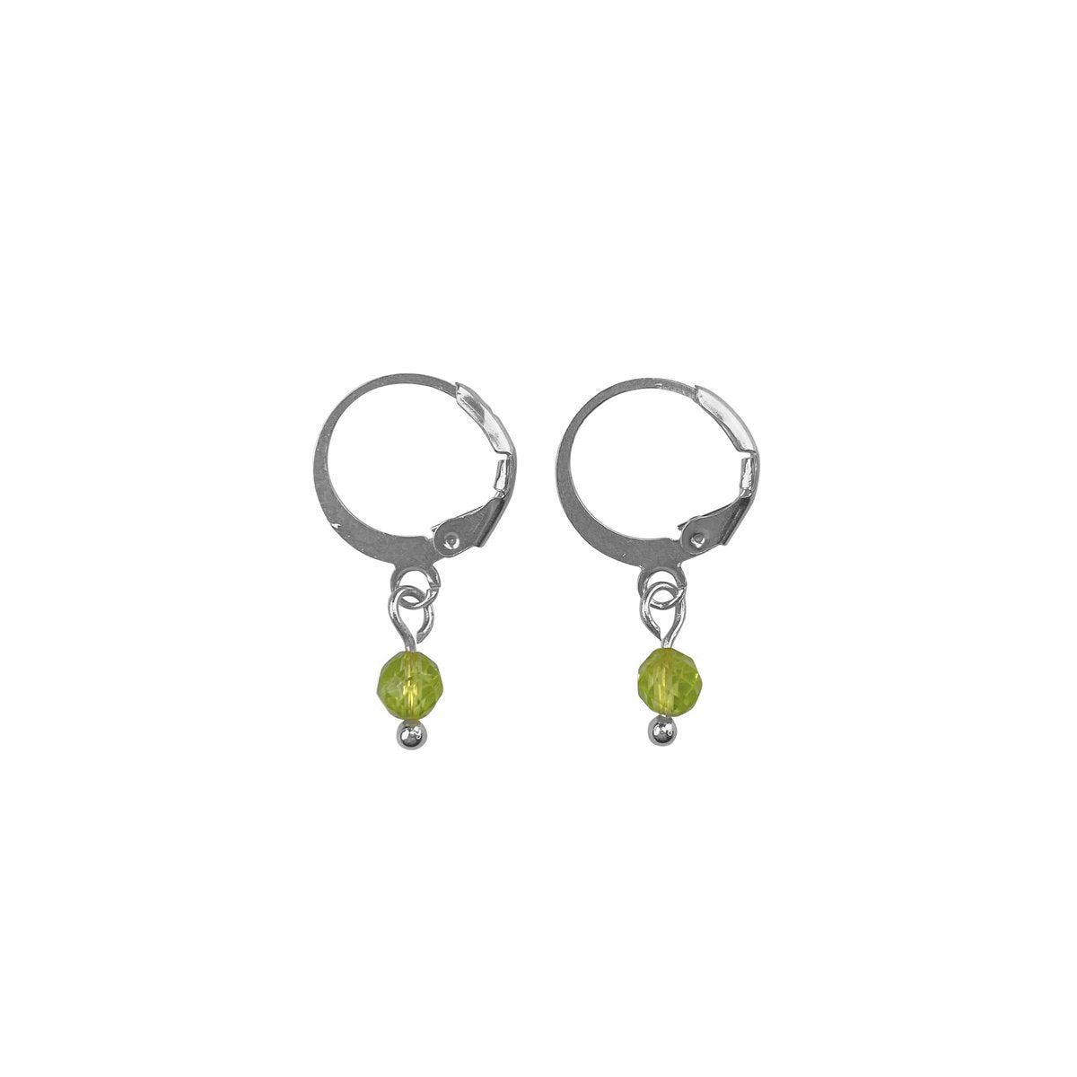 Ohrringe Peridot - Silber
