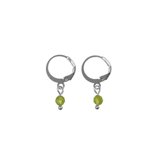 Ohrringe Peridot - Silber