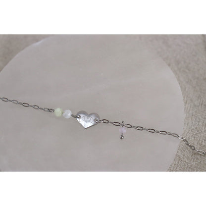 Armband Love & Support – Silber