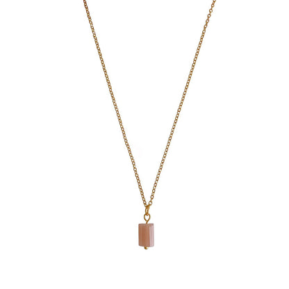 Sonnenstein-Halskette – Gold