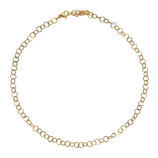 Halskette Runde Glieder – Gold