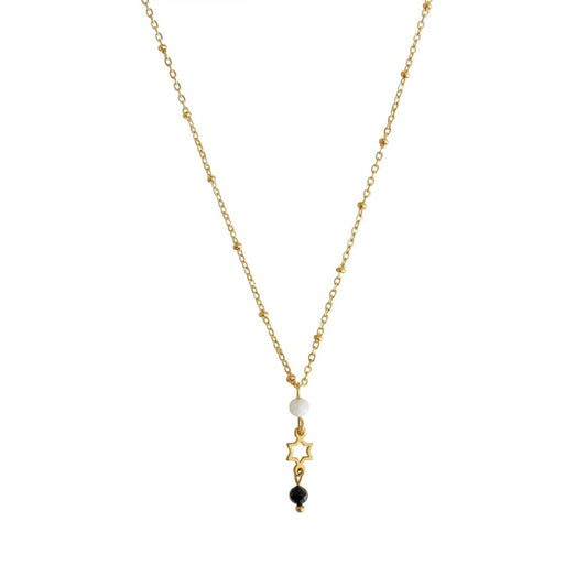 Halskette mit Sternanhänger – Gold