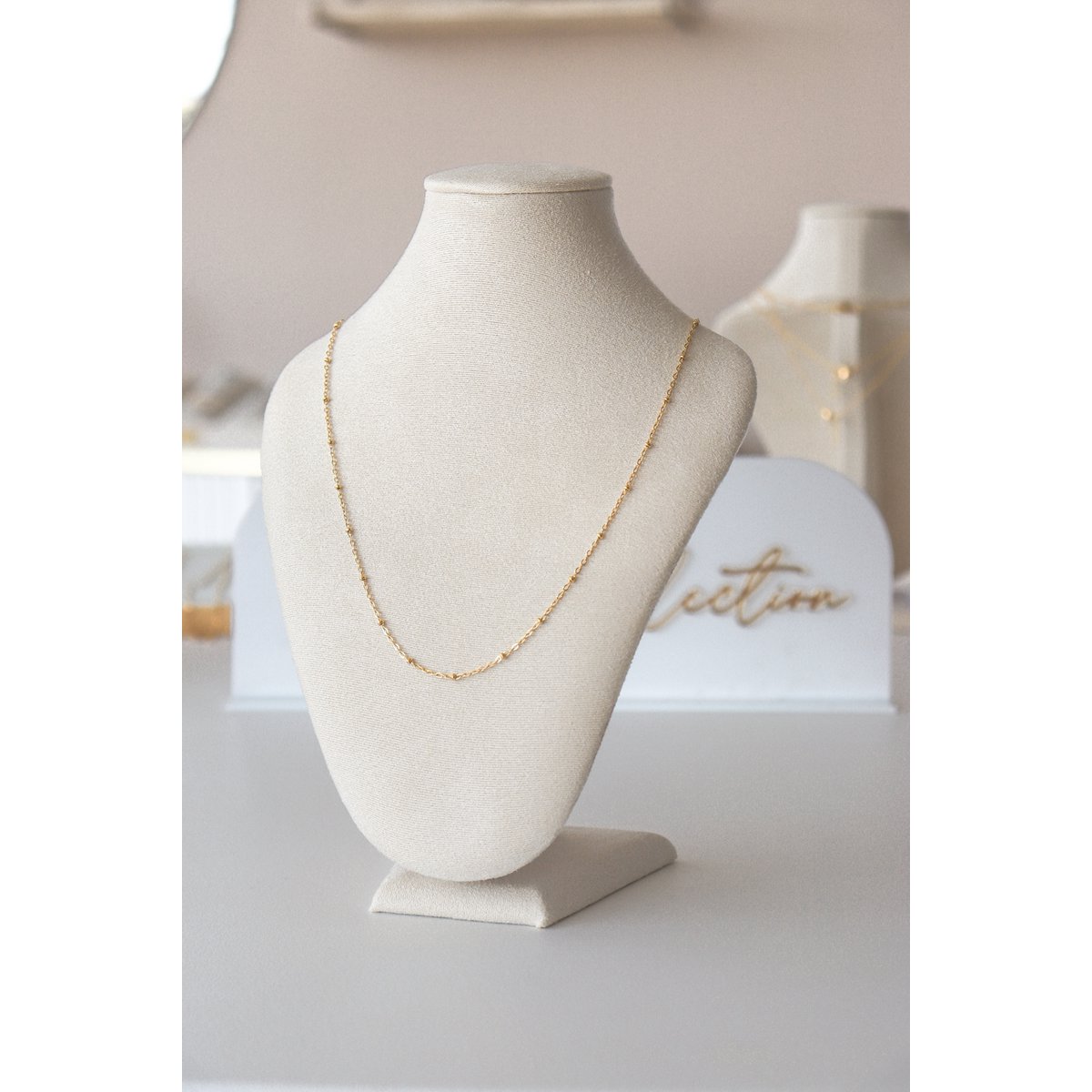 Kugelkette – Länge wählbar – Gold