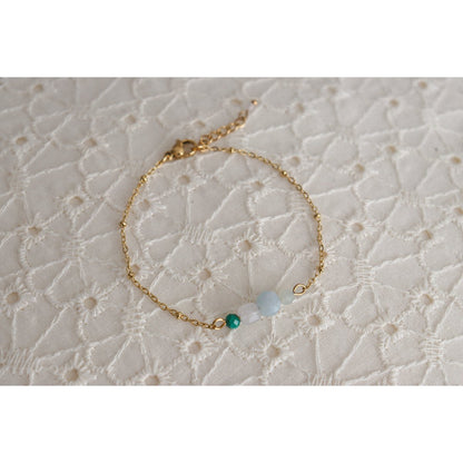 Positives und liebevolles Armband – Gold