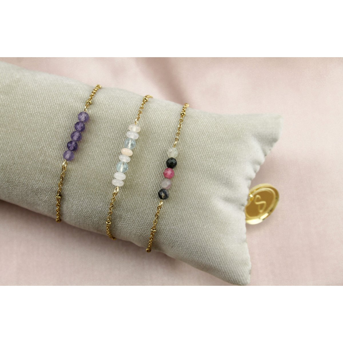 Armband Amethyst - Gold