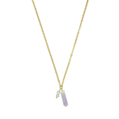 Halskette Amethyst – Gold
