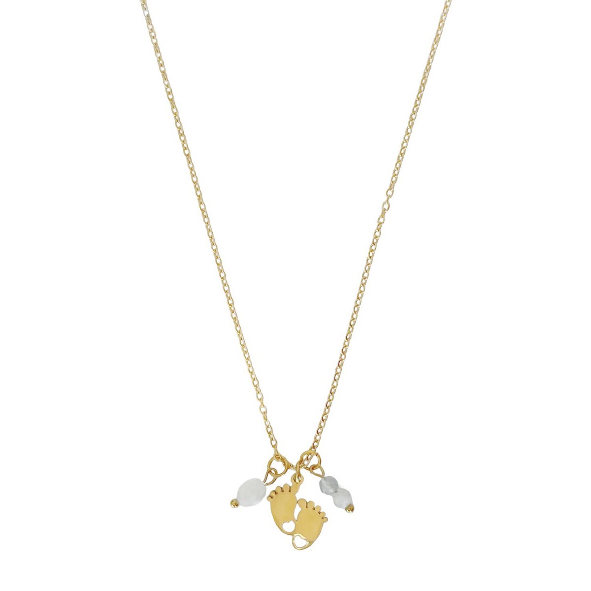 Baby Feet Loving Beginning Halskette – Gold