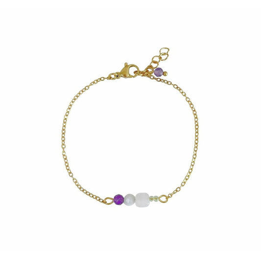 Harmonie-Edelstein-Armband – Gold
