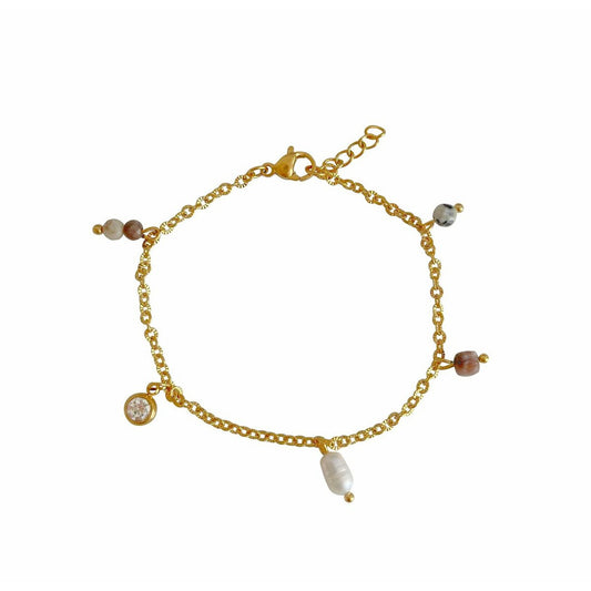 Schutz-Edelstein-Armband – Gold