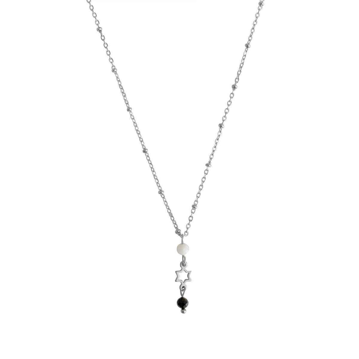 Halskette mit Sternanhänger – Silber