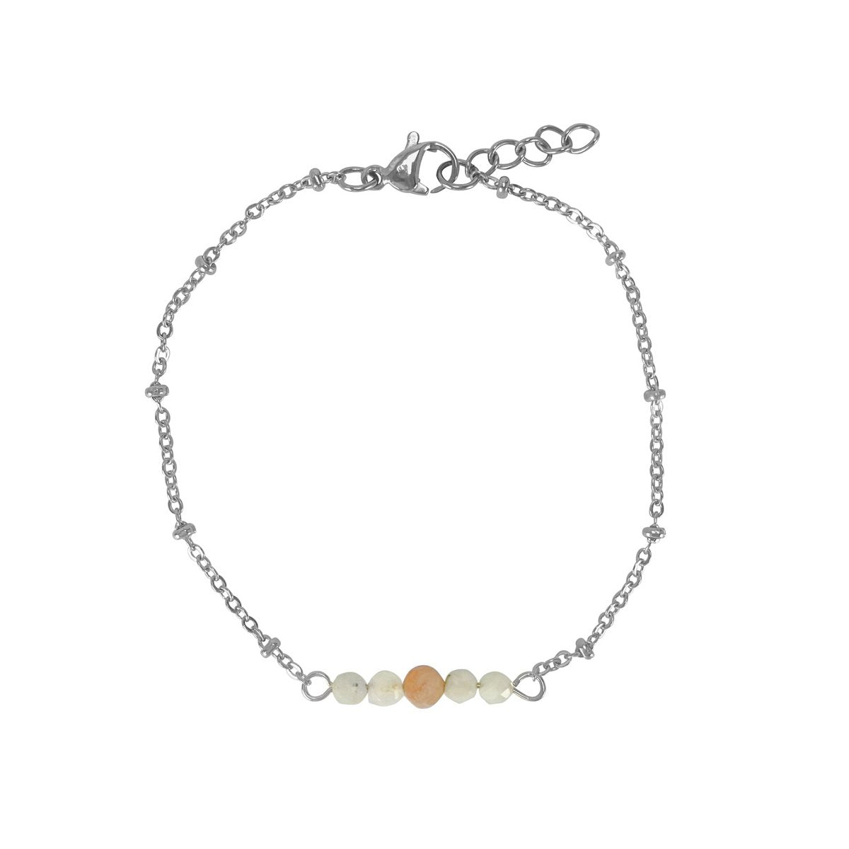 Armband Mondstein & Sonnenstein - Silber