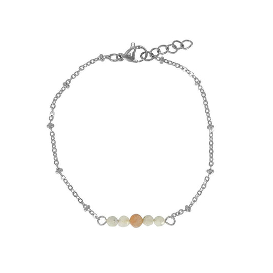 Armband Mondstein & Sonnenstein - Silber