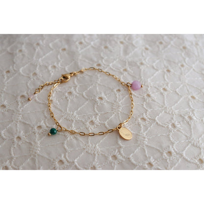 Herz-unter-dem-Gürtel-Armband – Gold
