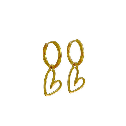 Herzohrringe – Gold