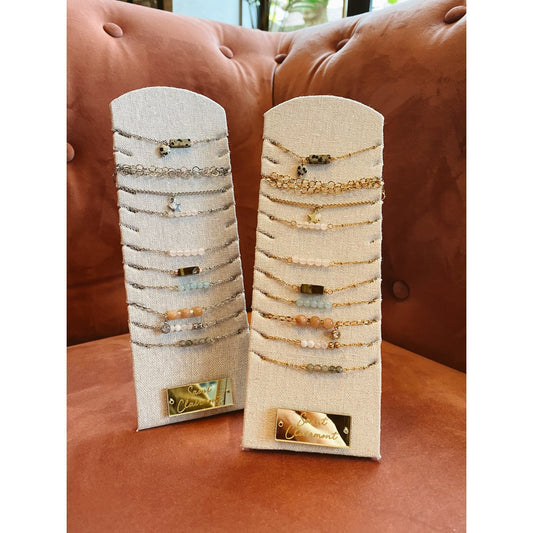 Armband Mondsteine - Gold