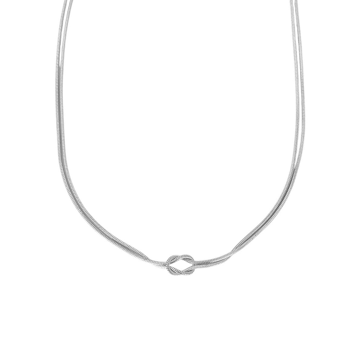 Halskette Infinity-Knoten – Silber