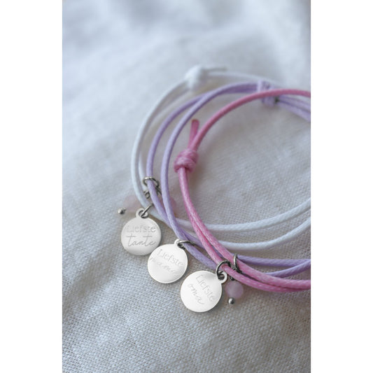 Armband Liebste Oma – Farbe wählen – Silber