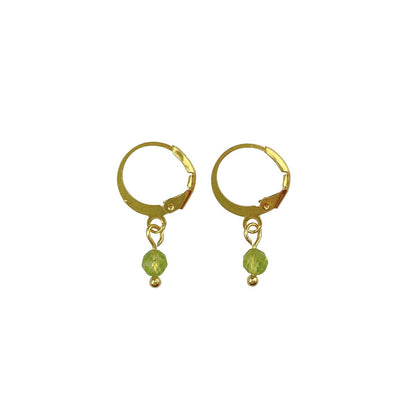 Ohrringe Peridot - Gold