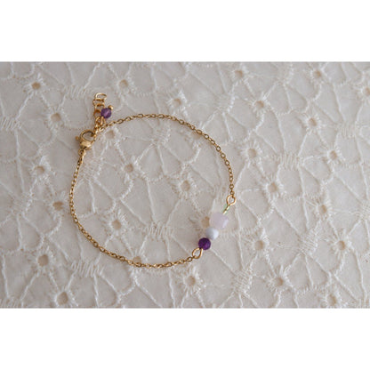 Harmonie-Edelstein-Armband – Gold