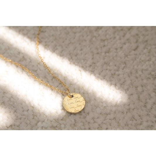 Halskette Love love Love - Gold