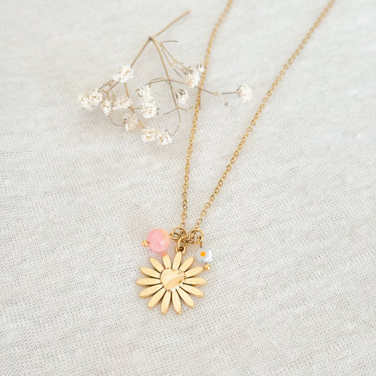 Blüte & Balance -Kette - Gold