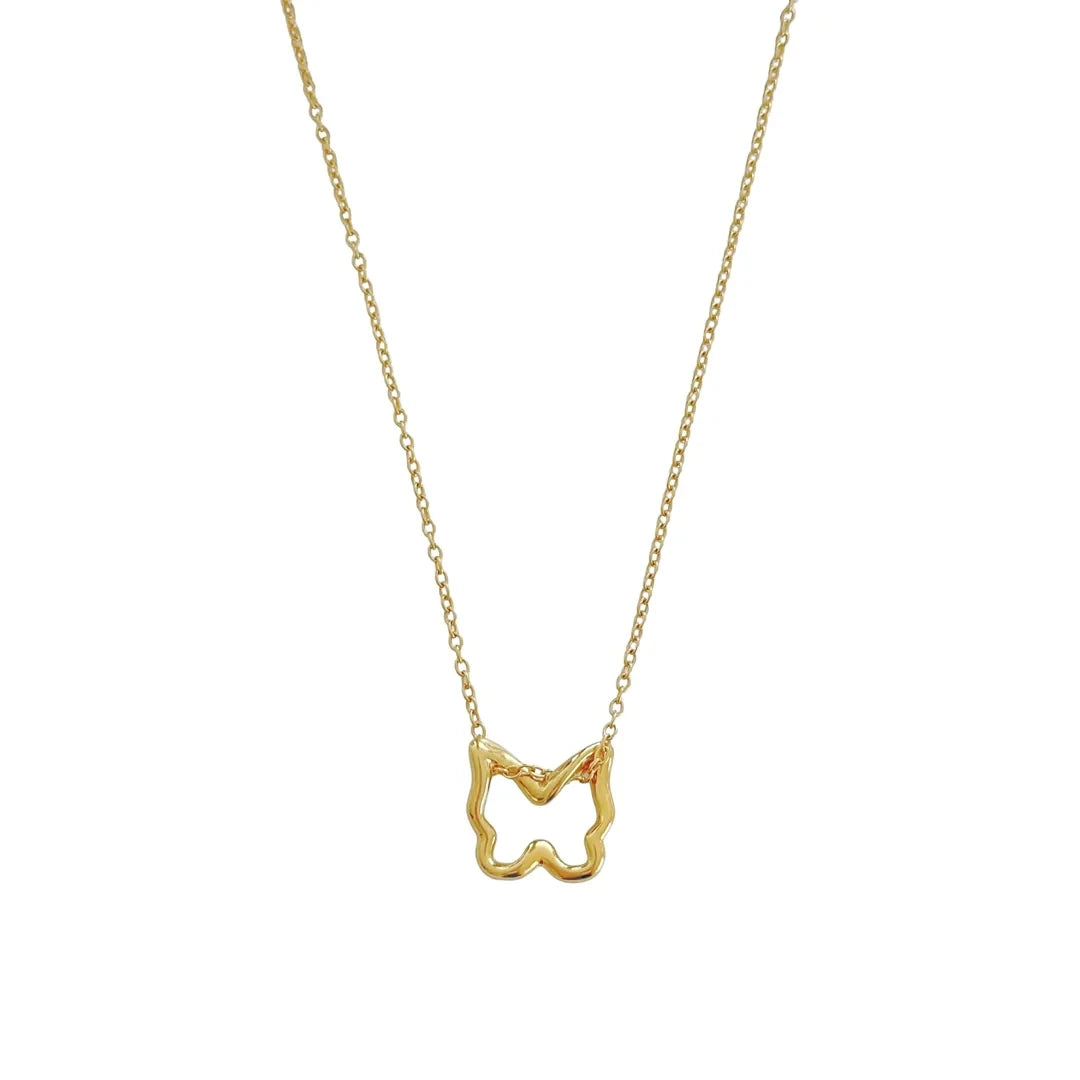 Schmetterlingskette - Gold