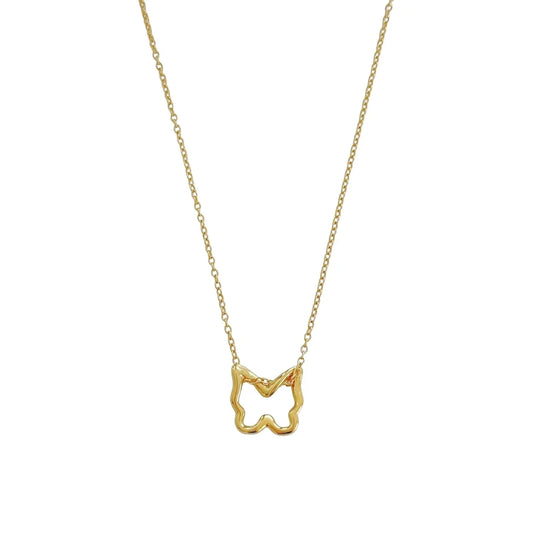 Schmetterlingskette - Gold