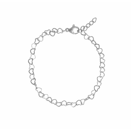 Armband Hearts Link - Silber