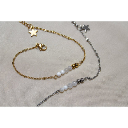 Armband Mondstein & Stern - Silber
